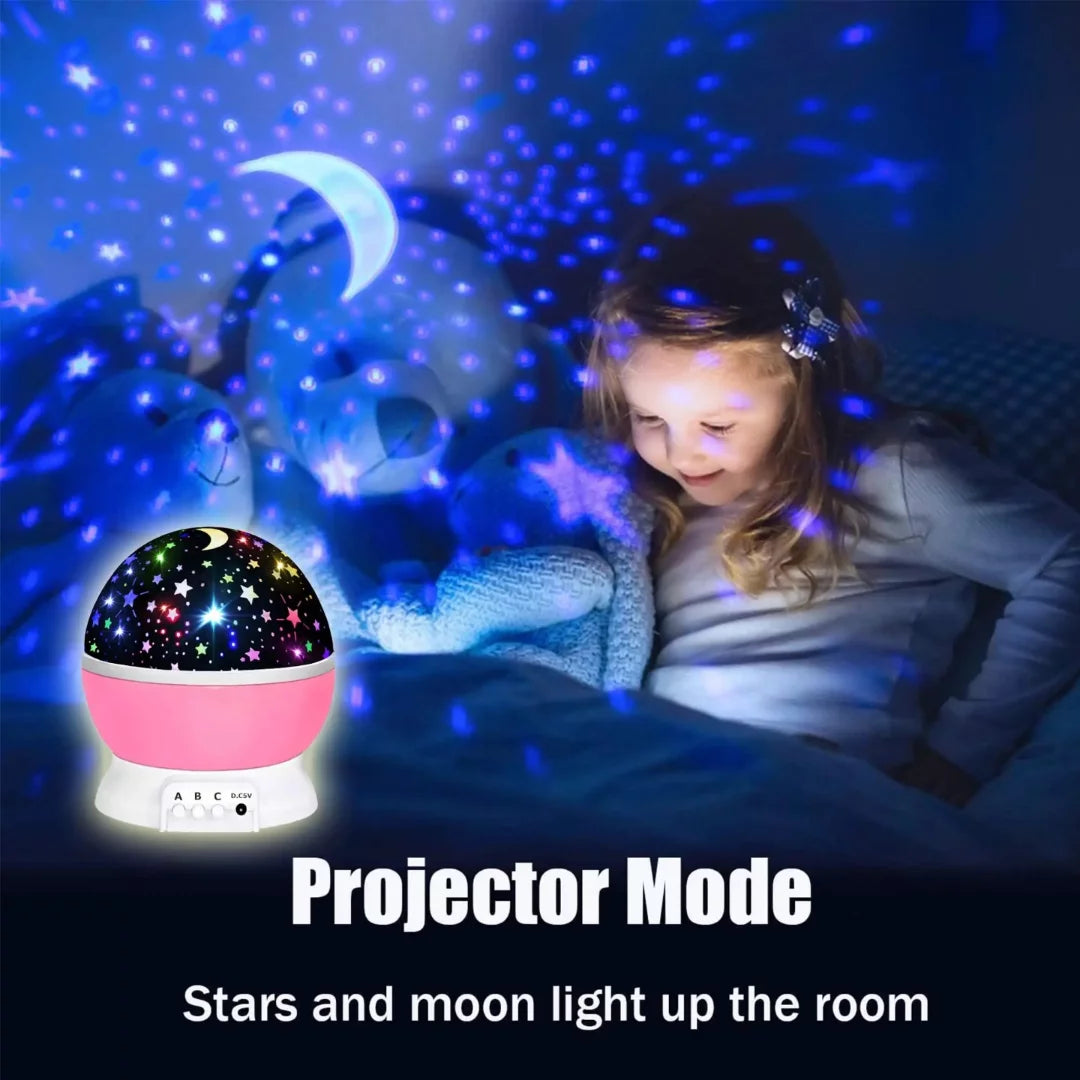 Star Projector Night Light (Assorted Color)