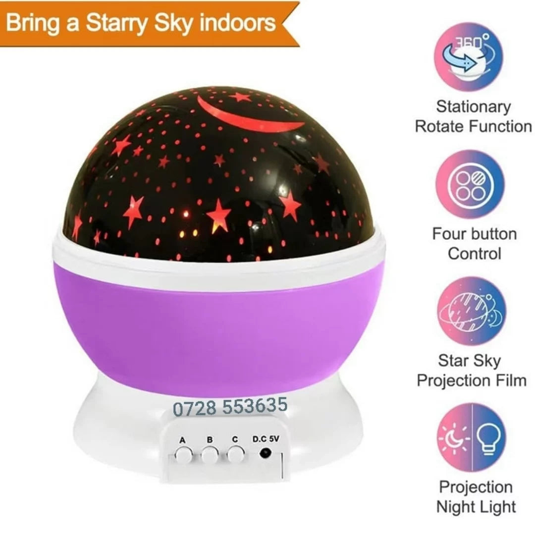 Star Projector Night Light (Assorted Color)